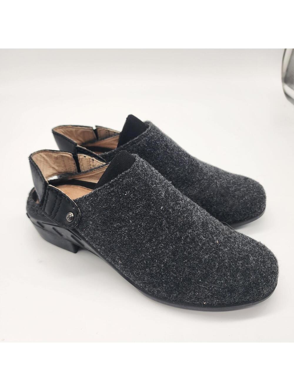 Ariat 94039 Gray Wool Womens 7 clog western horse